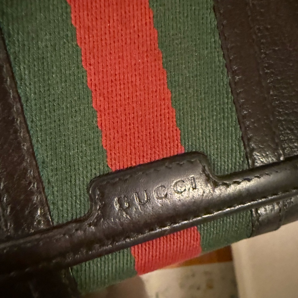GUCCI Sherry Line Web Leather
Long Wallet Vintage - Picture 6 of 13